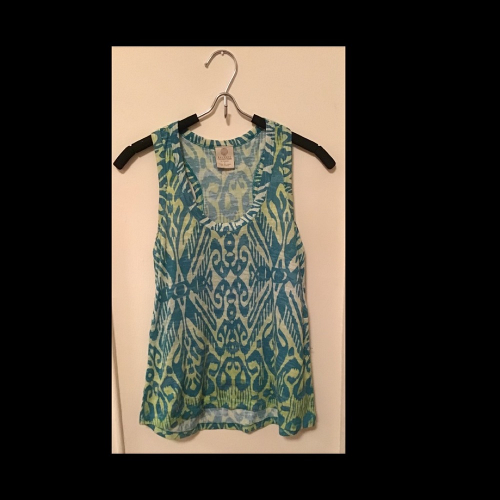 Marika Tribal Racerback Tank Top Small